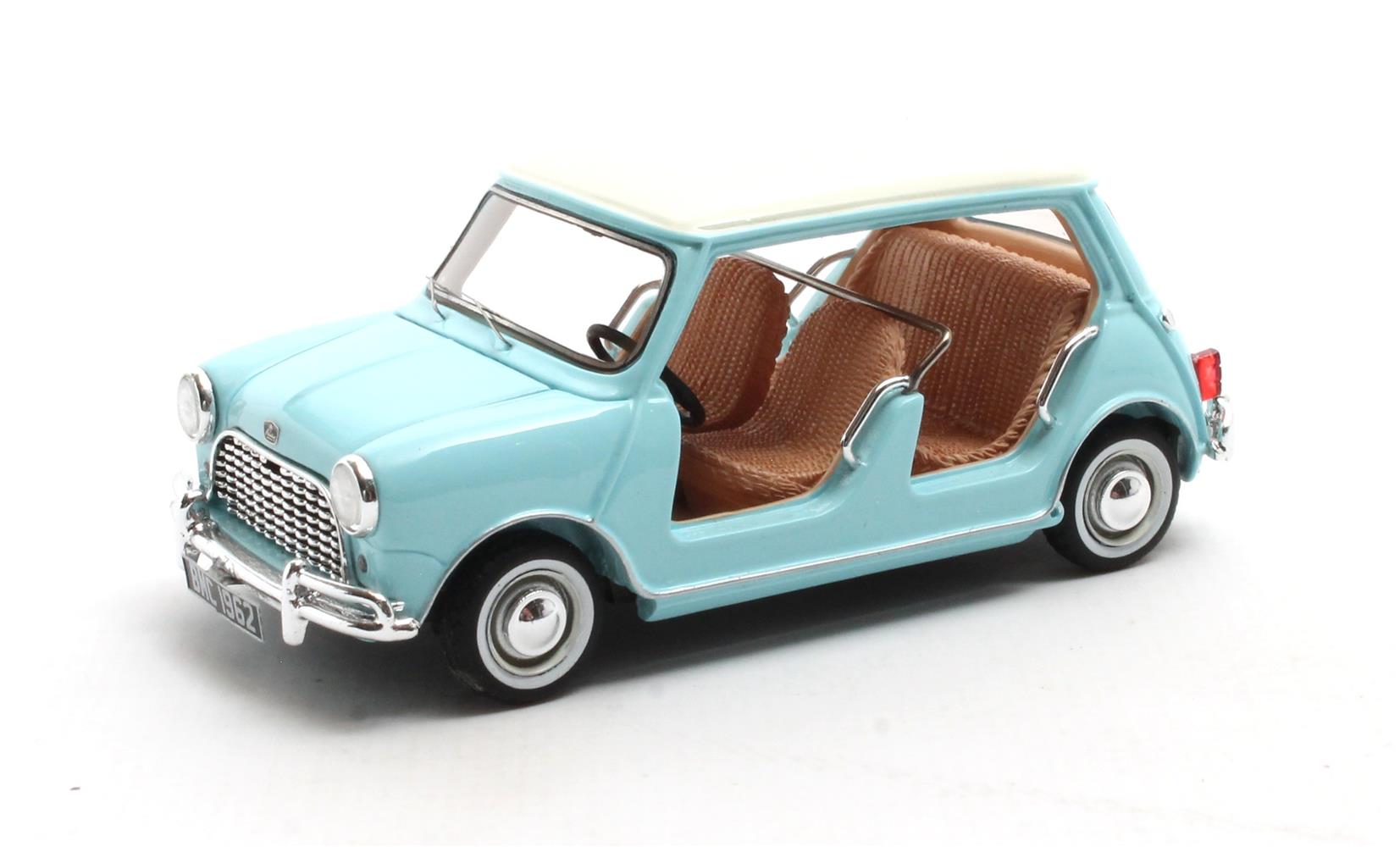 Mini Beach Car 1962 Wit/Turquoise - 1:43  Mini Beach Car 1962 Wit/Turquoise - 1:43